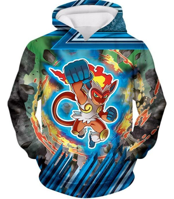 Pokemon Super Flame Pokemon Infernape Hoodie