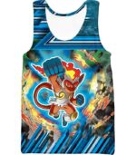 Pokemon Super Flame Pokemon Infernape Hoodie - Tank Top