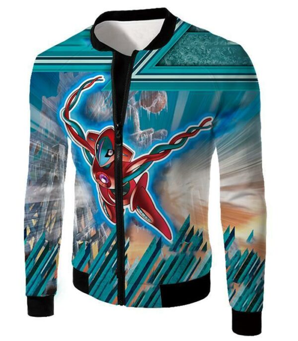 Pokemon Super Space Mutated Pokemon Deoxys Hoodie - Jacket