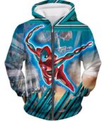 Pokemon Super Space Mutated Pokemon Deoxys Hoodie - Zip Up Hoodie