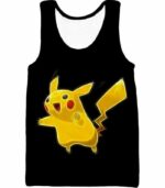 Pokemon Thunder Type Pokemon Pikachu Cool Black Hoodie  - Pokemon Hoodie - Tank Top