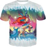 Pokemon Water Fighting Type Pokemon Keldeo Resolute Form Hoodie - T-Shirt