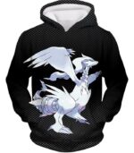 Pokemon Zip Up Hoodie - Pokemon Black And White Legendary Pokemon Reshiram Cool Black Zip Up Hoodie - Hoodie