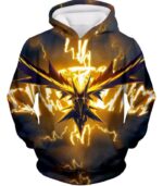 Pokemon Zip Up Hoodie -  Pokemon Zapdos Graphic Zip Up Hoodie - Hoodie