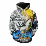 The Seven Deadly Sins Hoodie - Meliodas Multi-Image Hoodie