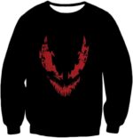 Blood Red Spiderman Villain Carnage Promo Black Hoodie - Sweatshirt