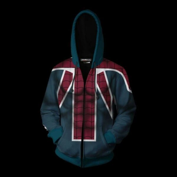 Spiderman Hoodie - Spider Man UK Jacket-Zip Up Hoodie