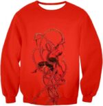 Spiderman In Octopus Claws Cool Red Action Hoodie - Sweatshirt