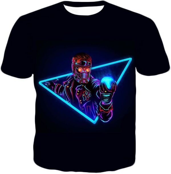 Star Lord Super Black Hoodie - T-Shirt