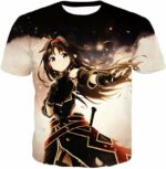 Sword Art Online Absolute Sword Konno Yuuki Cool Graphic Hoodie - T-Shirt