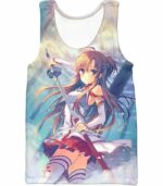 Sword Art Online And Sexy Yuuki Asuna Avatar Cool Anime Promo Hoodie - Sword Art Online Hoodie - Tank Top