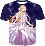 Sword Art Online Anime Blonde Yuuki Asuna Cool Promo Hoodie - SAO Merch Hoodie - T-Shirt