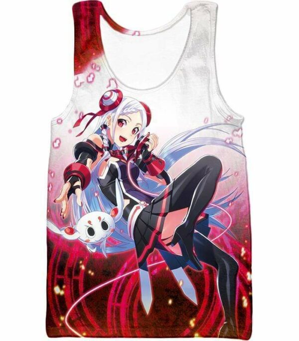 Sword Art Online Anime Girl Yuuna Shigemura Ultimate Graphic Promo Hoodie - SAO Merch Hoodie - Tank Top