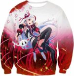 Sword Art Online Anime Girl Yuuna Shigemura Ultimate Graphic Promo Zip Up Hoodie - SAO Merch Zip Up Hoodie - Sweatshirt