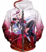 Sword Art Online Anime Girl Yuuna Shigemura Ultimate Graphic Promo Zip Up Hoodie - SAO Merch Zip Up Hoodie