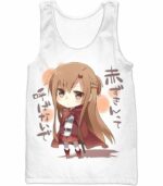 Sword Art Online Asuna Avatar Meme Cool White Hoodie  - Sword Art Online Hoodie - Tank Top