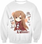 Sword Art Online Asuna Avatar Meme Cool White Hoodie  - Sword Art Online Hoodie - Sweatshirt