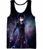 Sword Art Online Avatar Kirito The Black Swordsman Anime Black Hoodie - Sword Art Online Hoodie - Tank Top