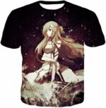 Sword Art Online Beautiful Blonde Asuna Yuuki Cute Avatar Graphic Hoodie - Sword Art Online Hoodie - T-Shirt