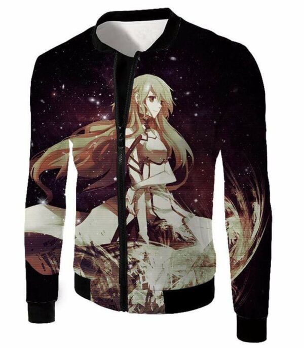 Sword Art Online Beautiful Blonde Asuna Yuuki Cute Avatar Graphic Hoodie - Sword Art Online Hoodie - Jacket