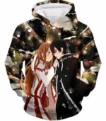 Sword Art Online Cutest Anime Couple Kirito And Asuna Anime Hoodie