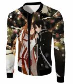 Sword Art Online Cutest Anime Couple Kirito And Asuna Anime Hoodie - Jacket