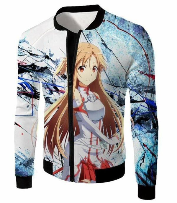 Sword Art Online Cutest Blonde Asuna Yuuki Graphic Hoodie - SAO Merch Hoodie - Jacket