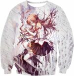 Sword Art Online Extreme Beauty Yuuki Asuna Cool Anime Promo Graphic Hoodie - Sword Art Online Hoodie - Sweatshirt