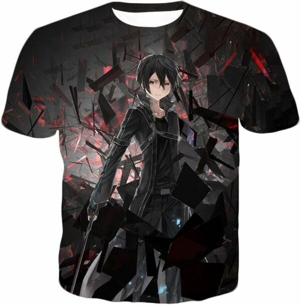 Sword Art Online Extremely Kirito The Black Swordsman Hoodie - T-Shirt