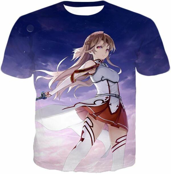 Sword Art Online Extremely Talented Swordsman Asuna Action Zip Up Hoodie - T-Shirt