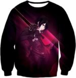 Sword Art Online Kirigaya Kazuto Aka Kirito Incredible Swordsman Graphic Zip Up Hoodie - SAO Merch Hoodie - Sweatshirt