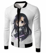 Sword Art Online Kirito Gun Gale Online VRMMORPG Avatar Promo White Hoodie - Sword Art Online Hoodie - Jacket