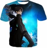 Sword Art Online Kirito The Black Swordsman Cool Anime Graphic Promo Hoodie - Sword Art Online Hoodie - T-Shirt