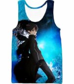 Sword Art Online Kirito The Black Swordsman Cool Anime Graphic Promo Hoodie - Sword Art Online Hoodie - Tank Top