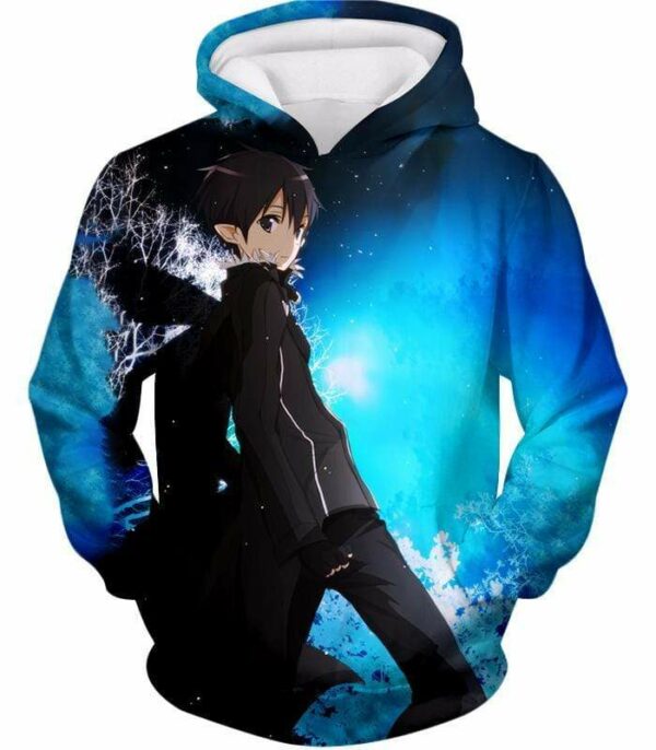 Sword Art Online Kirito The Black Swordsman Cool Anime Graphic Promo Hoodie - Sword Art Online Hoodie - Hoodie