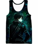 Sword Art Online Kirito The Black Swordsman Graphic Hoodie - SAO Merch Hoodie - Tank Top