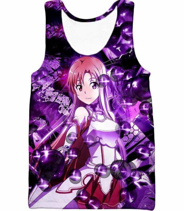 Sword Art Online Super Cute Asuna Yuuki Graphic Zip Up Hoodie - SAO MerchandseHoodie - Tank Top