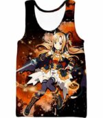 Sword Art Online Super Cute Character Yuuki Asuna Anime Graphic Hoodie - Sword Art Online Hoodie - Tank Top