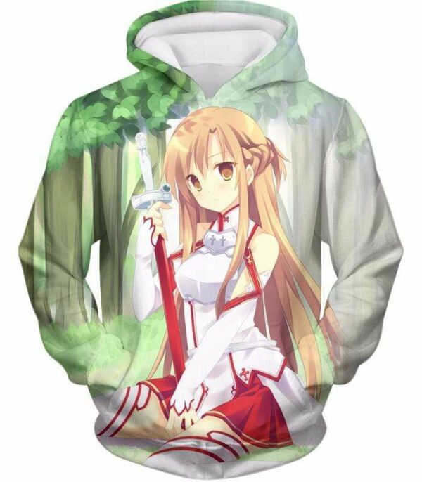 Sword Art Online Super Cute Player Asuna Hoodie - SAO Merch Hoodie