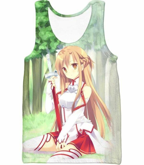 Sword Art Online Super Cute Player Asuna Hoodie - SAO Merch Hoodie - Tank Top