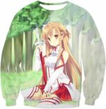 Sword Art Online Super Cute Player Asuna Zip Up Hoodie - SAO Merch Hoodie - Sweatshirt
