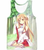 Sword Art Online Super Cute Player Asuna Zip Up Hoodie - SAO Merch Hoodie - Tank Top