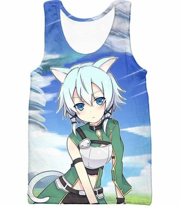 Sword Art Online Super Marksman Asada Shino Alfheim Online Hoodie  - Sword Art Online Hoodie - Tank Top