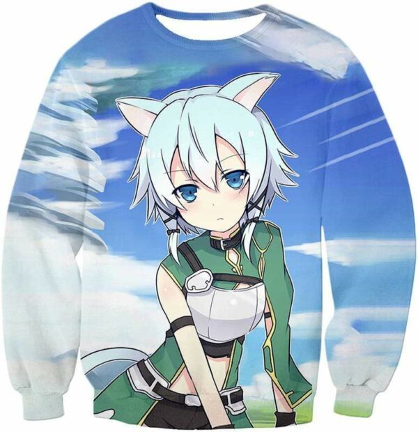 Sword Art Online Super Marksman Asada Shino Alfheim Online Hoodie  - Sword Art Online Hoodie - Sweatshirt