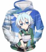 Sword Art Online Super Marksman Asada Shino Alfheim Online Hoodie  - Sword Art Online Hoodie