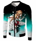 Sword Art Online Super Swordsman Asuna Cool Action Anime Graphic Hoodie - Jacket