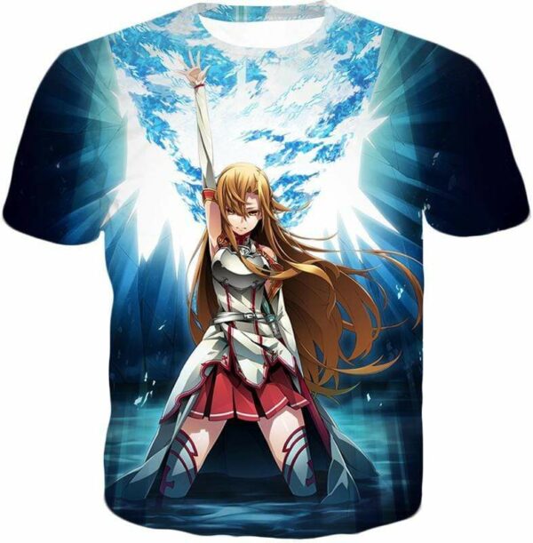 Sword Art Online Surviving Online Extreme Beauty Yuuki Asuna Hoodie  - Sword Art Online Hoodie - T-Shirt