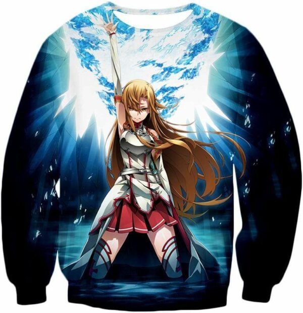 Sword Art Online Surviving Online Extreme Beauty Yuuki Asuna Hoodie  - Sword Art Online Hoodie - Sweatshirt