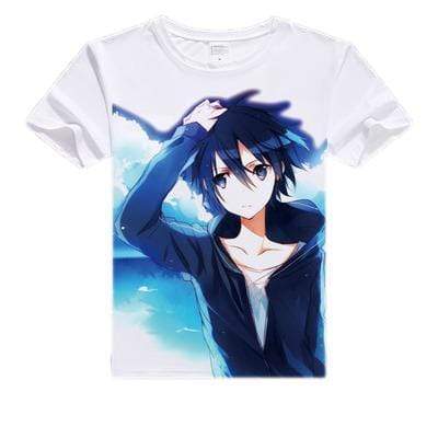 Sword Art Online T-Shirt - Kirito In Hoodie T-Shirt