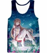 Sword Art Online Very Anime Girl Yuuki Asuna Cool Graphic Promo Hoodie - Sword Art Online Hoodie - Tank Top